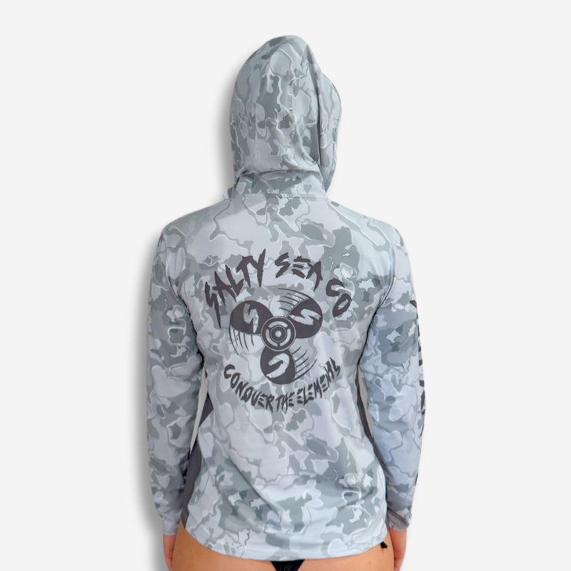 Women's Grey Camo Jersey (FREE Shadow Sunglasses)