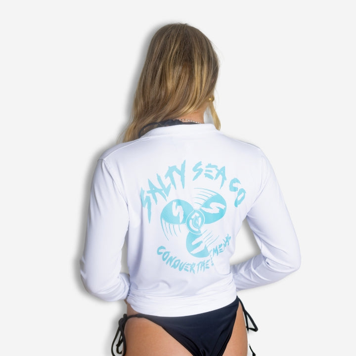 Women's White Jersey (FREE Eclipse Sunglasses)