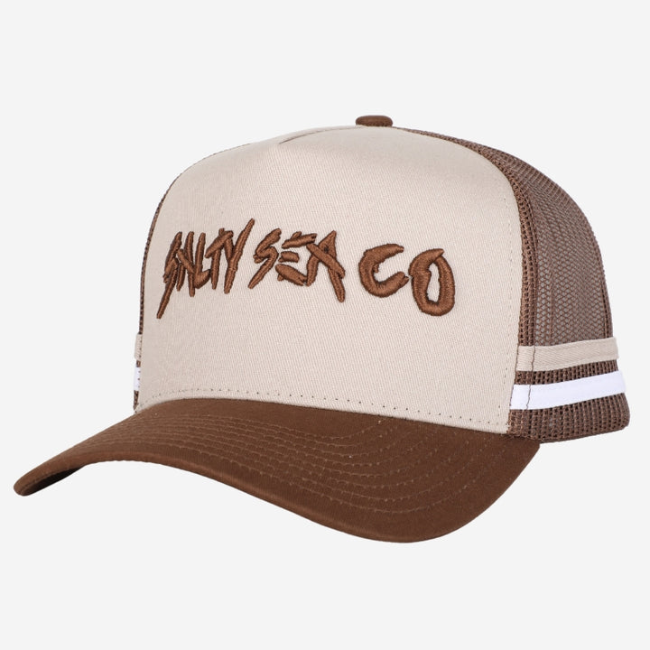 Brown/ Cream Trucker